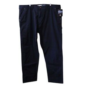 Dickies Stretch Black Carpenter Pant Work Chore Uniform 22 Womens Reg